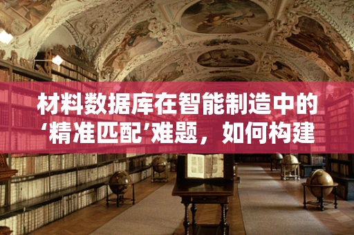 材料数据库在智能制造中的‘精准匹配’难题，如何构建高效、全面的材料信息库？