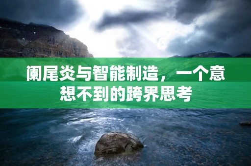 阑尾炎与智能制造，一个意想不到的跨界思考