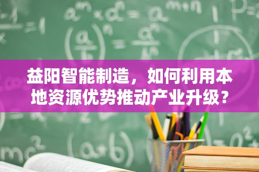 益阳智能制造，如何利用本地资源优势推动产业升级？