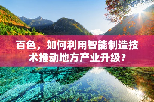 百色，如何利用智能制造技术推动地方产业升级？