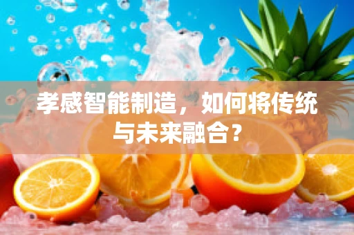 孝感智能制造，如何将传统与未来融合？
