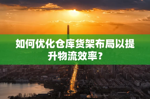 如何优化仓库货架布局以提升物流效率？