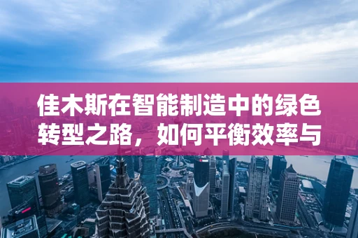 佳木斯在智能制造中的绿色转型之路，如何平衡效率与可持续性？