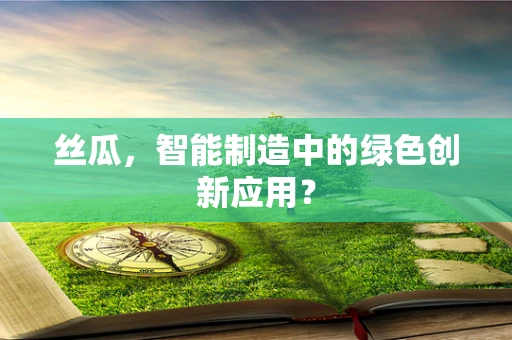 丝瓜，智能制造中的绿色创新应用？