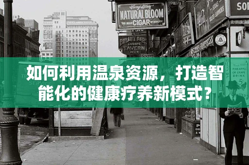 如何利用温泉资源，打造智能化的健康疗养新模式？