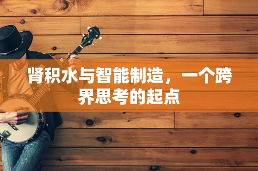 肾积水与智能制造，一个跨界思考的起点