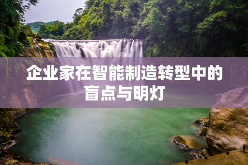 企业家在智能制造转型中的盲点与明灯