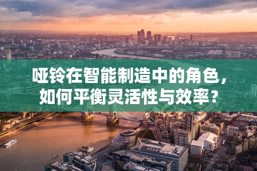哑铃在智能制造中的角色，如何平衡灵活性与效率？