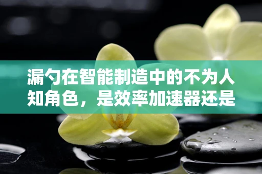 漏勺在智能制造中的不为人知角色，是效率加速器还是质量守护者？