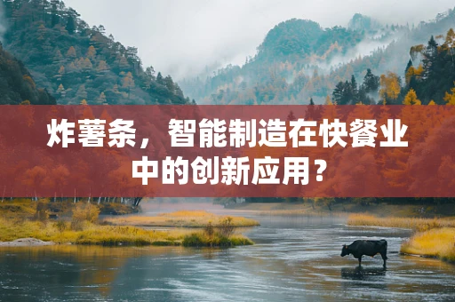 炸薯条，智能制造在快餐业中的创新应用？