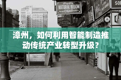 漳州，如何利用智能制造推动传统产业转型升级？