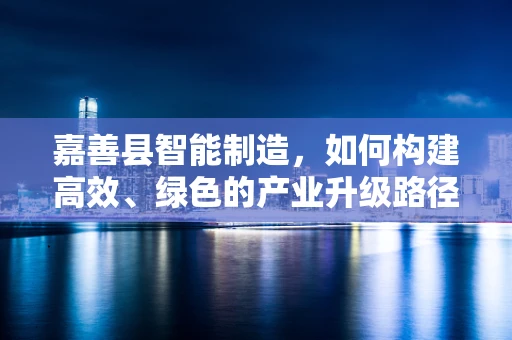 嘉善县智能制造，如何构建高效、绿色的产业升级路径？