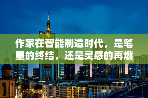 作家在智能制造时代，是笔墨的终结，还是灵感的再燃？