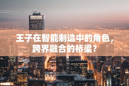 王子在智能制造中的角色，跨界融合的桥梁？