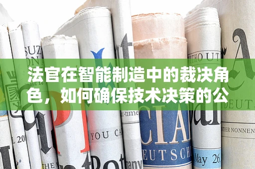 法官在智能制造中的裁决角色，如何确保技术决策的公正与透明？