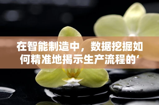 在智能制造中，数据挖掘如何精准地揭示生产流程的‘暗流’？