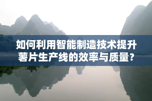 如何利用智能制造技术提升薯片生产线的效率与质量？