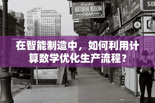 在智能制造中，如何利用计算数学优化生产流程？