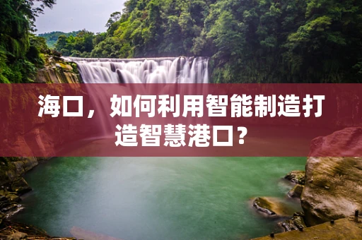 海口，如何利用智能制造打造智慧港口？