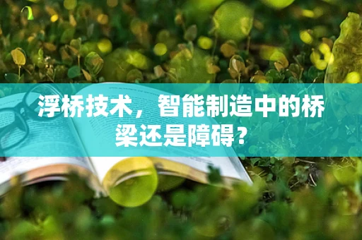 浮桥技术，智能制造中的桥梁还是障碍？
