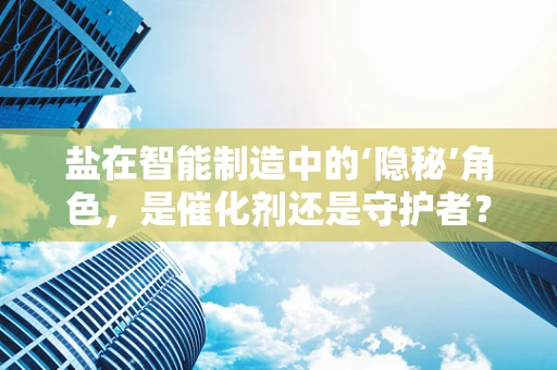 盐在智能制造中的‘隐秘’角色，是催化剂还是守护者？