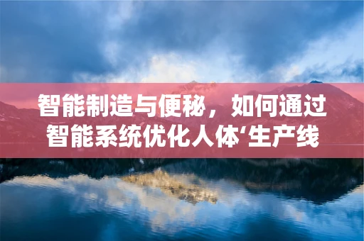智能制造与便秘，如何通过智能系统优化人体‘生产线’？