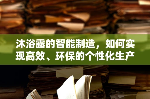 沐浴露的智能制造，如何实现高效、环保的个性化生产？