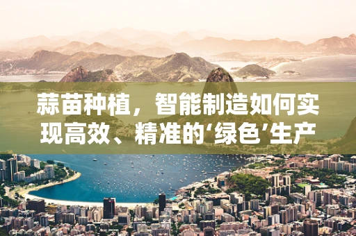 蒜苗种植，智能制造如何实现高效、精准的‘绿色’生产？