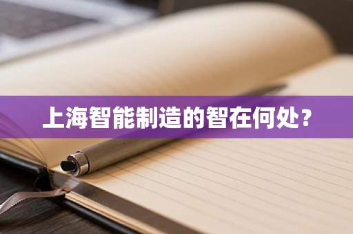 上海智能制造的智在何处？