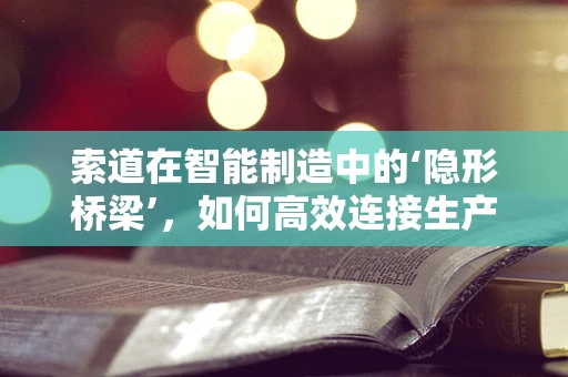 索道在智能制造中的‘隐形桥梁’，如何高效连接生产与物流？