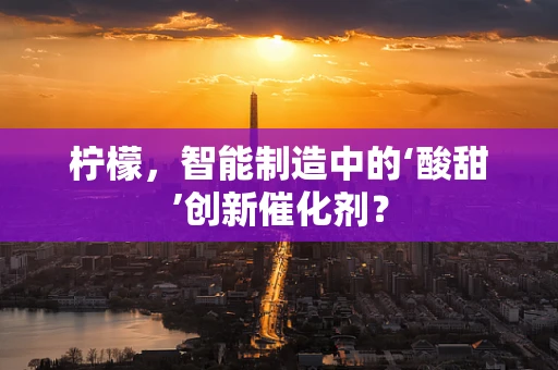 柠檬，智能制造中的‘酸甜’创新催化剂？