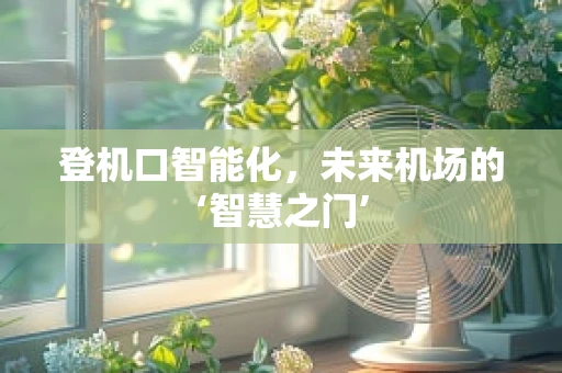 登机口智能化，未来机场的‘智慧之门’
