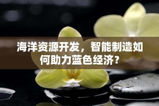 海洋资源开发，智能制造如何助力蓝色经济？