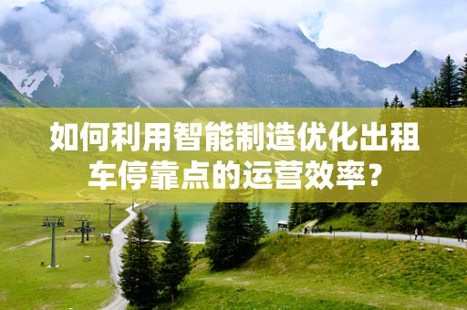 如何利用智能制造优化出租车停靠点的运营效率？